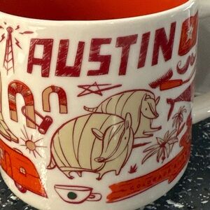 Austin mug, Starbucks “Been There” series, cute, funky, desert, coffee